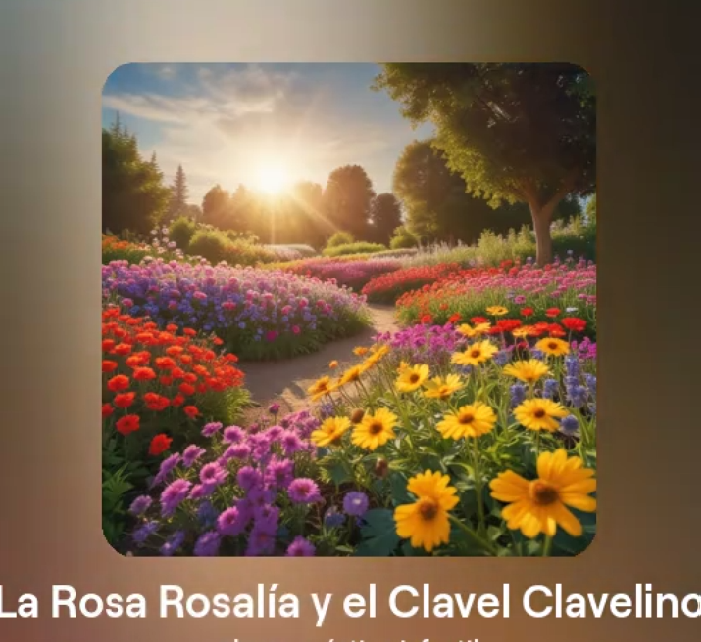 La rosa Rosalía y el clavel Clavelino