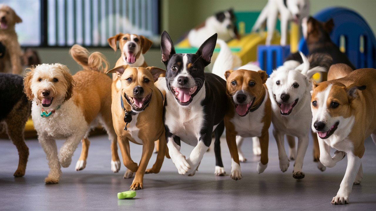 La guardería de perros del antiguo Colegio de Huérfanos de la Armada