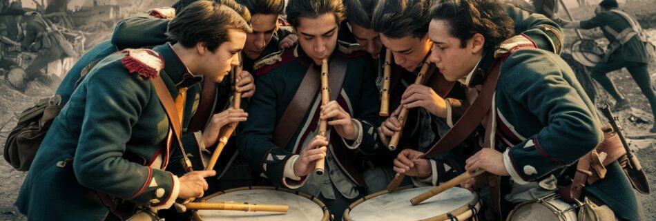 Los pínfanos y tambores del Puente Zuazo en la Guerra de la Independencia Española
